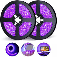 Tiras LED UV Moradas Para Decoración De Navidad 5V USB Ambilight Para TV Iluminación De Juego Flexibilidad Para Habitación Dormitorio - details 1