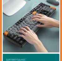 Teclado Mecánico De Juego Aigo GD110 110 Teclas Con Switch Rojo Y Cable USB Tipo-c Teclado Gamer Recargable Sin Retroiluminación - details 11