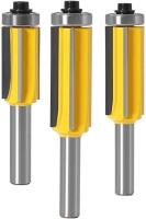 Broca para enrutador de Madera con vagón de 8 mm with 4 Cutillas, juego de Brocas para enrutador con Patrón de acabado de 3 UDS. - details 2