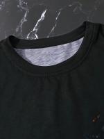 Camiseta De Deporte Para Hombres Talla Grande Con Estampado 3D Manga Corta Transpirable Fitness Kit Casual O-Neck Polyester - details 2