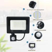 FUENLEA Luz De Pared Exterior Con Sensor De Movimiento PIR 100W 50W 30W 20W 10W Luz De Inundación LED IP66 Impermeable Para Jardín Luz Blanca Moderna De Aluminio - details 2