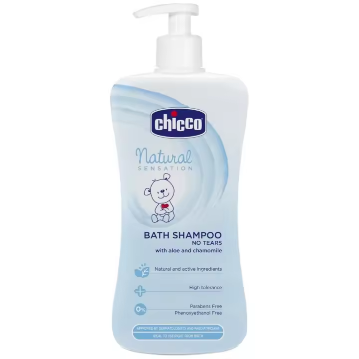 Chicco Natural Sensation Gel De Baño Y Champú  Sin Lagrimas 500Ml - 1
