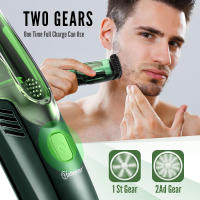 Hatteker Trimmer De Barba Para Hombres Recargable Con Aspiradora Integrada Corte Eléctrico Para Pestañas Y Facies IPX6 Lavable Kit De Aseo - details 5