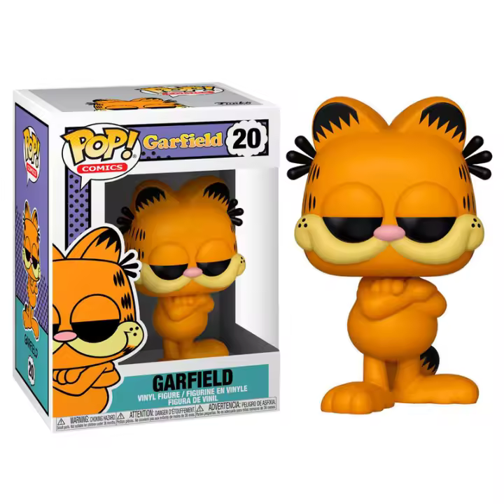 Figura Funko Pop Garfield-Figura de Vinilo Coleccionable - Idea de Regalo- Mercancia Oficial - Juguetes para Niños y Adultos - Movies Fans - Muñeco para Coleccionistas y Exposición - 1