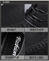 Zapatos De Cuero Para Hombre Con Suelas Suaves Versátiles Para Todas Las Estaciones Tallas Grandes Moda Casual Para Jóvenes Zapatos De Conducción - details 3