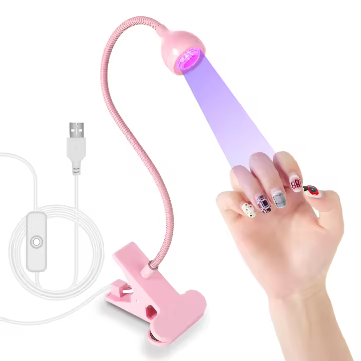 Lámpara LED Para Uñas Con Secado De Gel De Uso Doméstico Y Profesional Mini Portátil USB Para Manicura En Salón Y Hogar - 1