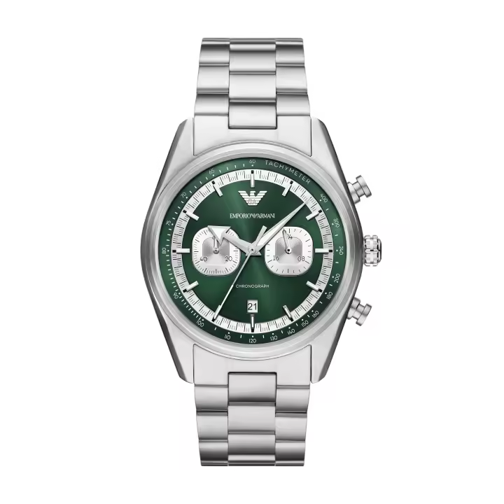 Emporio Armani Reloj STAINLESS STEEL，SILVER，QUARTZ/CHRONO AR11637 - 1