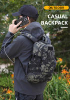 Mochila Táctica De 20L Para Camping Y Senderismo Camuflaje Hombros USB Mochila De Viaje Para Hombres Deportes Al Aire Libre Montañismo - details 1