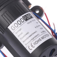 Bomba De Agua Diáfragma Micro Eléctrica 70W DC 12V Para Lavado De Coche Alta Presión Con Interruptor Automático 6L/min Self-priming - details 14
