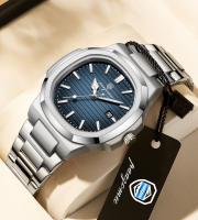 Reloj De Hombre PENGAGAR Lujo Deportivo Acero Inoxidable Resistente Al Agua Con Luminiscencia Y Mostrador De Fecha Estilo Elegante - details 9