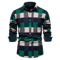 Camisas básicas que combinan con todo para hombre, camisas de algodón de manga larga a rayas a la moda, tops para hombre, novedad de otoño - details 11