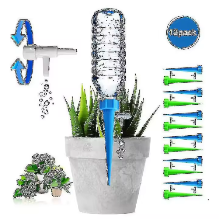 Dispositivo de Riego automático de La Planta de 12 paquetes, System de Picos Del uno mismo con la válvula de control del lanzamiento lento - 1