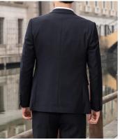 Traje De Novio Para Hombre Elegante Y Profesional Con Pantalones Color Sólido Moda Casual Talla Slim M-6XL Incluye Chaqueta Y Pantalones - details 13
