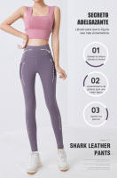 Pack Ahorro 2 Piezas  FREES COPES Leggings elásticos de cintura alta para mujer, mallas de Yoga con Control de barriga, pantalones con bolsillo, mallas de compresión gimnasio novedad A - details 4