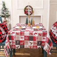 Mantel Rectangular De Navidad Impermeable Para Mesa De Comedor Decoración De Fiesta Del Año Nuevo Estilo Jacquard Tamaño Multi - details 6
