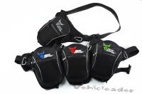 Bolsa De Motocicleta Fashion Con Pierna Bajada Hipo Fanny Pack Impermeable Para Exterior Casual Negro Material Oxford 1680D - details 8