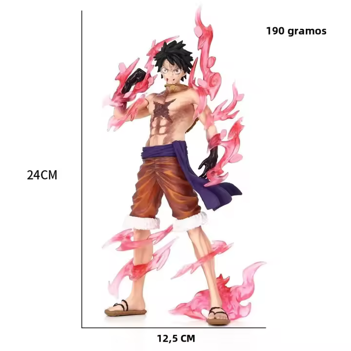 Figura De Anime One Piece Lufei Y El País Decoración De Modelo Basada En La Animación Con Flujo De Mano De Cerezo PVC Para Coleccionistas - 1