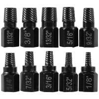 Kit De Extraedores De Tornillos 10Pcs Set De Retirador De Tornillos Rotos En Acero De Aluminio Multi-Spline Herramienta Para Bricolaje Y Reparación - details 7