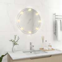 vidaXL Espejo de Pared con Luces LED Redondo de Vidrio Pasillo Cuarto de Baño Dimensiones Φ 30 cm,  Φ 40 cm,  Φ 50 cm y mas - details 1