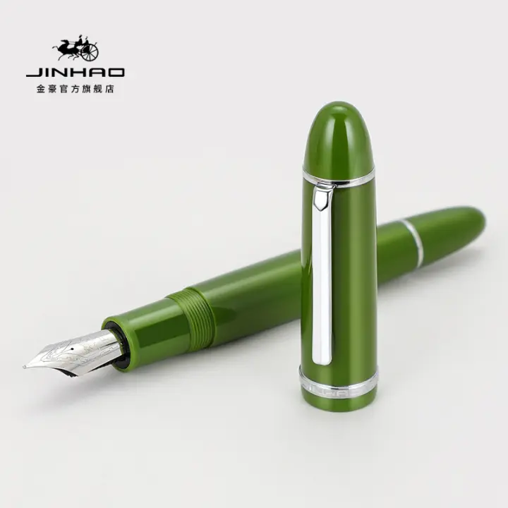 Pluma Fuente JinHao X159 De Acrílico Con Clip Dorado Y Nib EF/F Para Escuela Y Oficina Regalos De Escritura Suministros De Papelería - 1