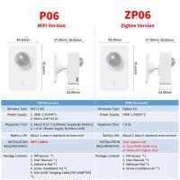 Detector De Movimiento Infrarrojo Zigbee WiFi Tuya Sensor PIR Antirrobo Para Seguridad Remota Con App Compatible Con Alexa - details 0
