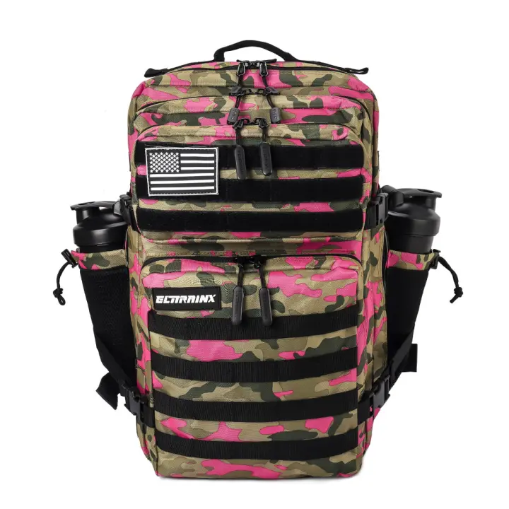 ELITRAINX Mochila Táctica V1 45L All in Rosa Camuflaje - 1