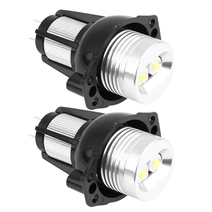 2 anillos de Halo de Ojos de Ángel LED de 10 W para lámpara LED de Ojos de Ángel para Automóvil E90 E91 - 1