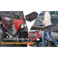 Bolsas De Asiento Trasero Para Motocicleta Honda Ruckus Zoomer NPS50 2010-2021 Negro Almacenamiento Impermeable De Equipaje - details 0