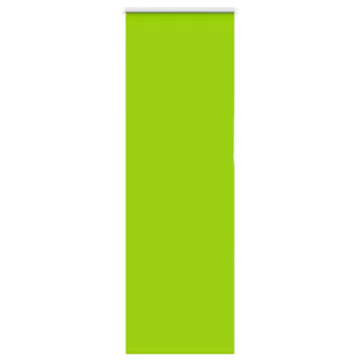 vidaXL Estor Enrollable Opaco hojas verde 50x150 cm Tela Ancho 45,7 cm - 1