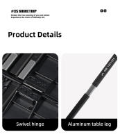 ShineTrip 05 Serie Ultra Ligera Mesa Dual Propósito Para Exteriores Camping Plegable Absoluto Y Soporte De Aluminio Mesita De Escritorio Portátil - details 9
