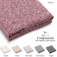 HIPERMANTA. Colcha Foulard multiusos 50% Algodón / 50% Poliéster modelo MARBRE. Medida 230X290 cm. - details 0