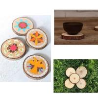 Círculos De Madera De Pino Natural No Terminados 3-16CM Para Manualidades DIY Bodas Y Fiestas Pintura Y Decoración - details 11