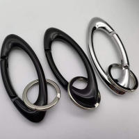 Llavero Multifuncional De Aluminio Para Hombres Negro Accesorio De Cinturón De Montañismo Llavero Redondo Unisex - details 1