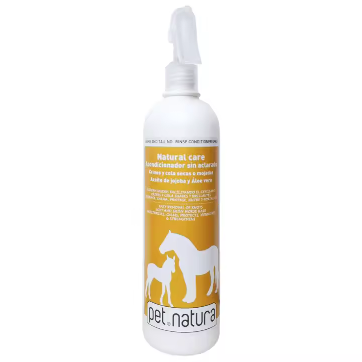 Spray Acondicionador Sin Aclarado Crines y Cola para Caballos y ponis, 125ml, PetNatura - 1