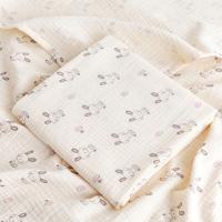 Mullidor De Algodón Para Bebé Con Estampado Floral Tapete De Muselina Para Cuna Y Baño Cubierta De Silla De Paseo Para Recién Nacidos - details 29