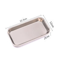 Plato De Almacenamiento De Acero Inoxidable Para Cocina Y Medios De Dientes 1/2pcs Cuadrado Herramientas Médicas Y Tatuaje - details 1