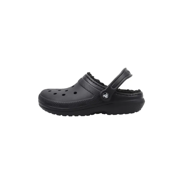 Crocs CLASSIC LINED CLOG Zuecos Planos Unisex Negro - 1