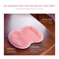 Escobilla De Baño Para Espalda Colgante Con Ventosa De Silicona Masajeador De Showers Exfoliante De Piel Muerta Para Adultos - details 6