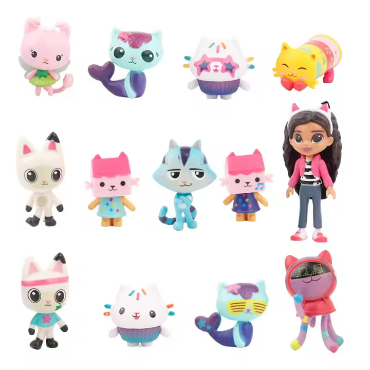 Set De 13 Piezas Gabby's Dollhouse Figuras De Acción Adorables Colección De Muñecas Juguetes De Modelo Material PVC - 1