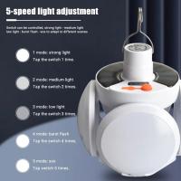 Lámpara De Camping LED Portátil Recargable Por Sol Y USB Iluminación Nocturna De Emergencia Plegable Para Pesca Y Senderismo - details 12