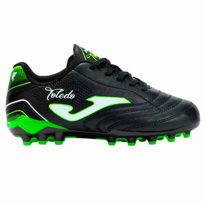 JOMA TOLEDO JR 2501 NEGRO ARTIFICIAL GRASS ZAPATILLAS FUTBOL NIÑO TOJW2501AG - 1