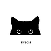 Pegatina Para Coche Impermeable De Dibujos Animados Gato Negro Decoración Lindo Para Automóvil Motocicleta Y Computadora Accesorios De Coche - details 4