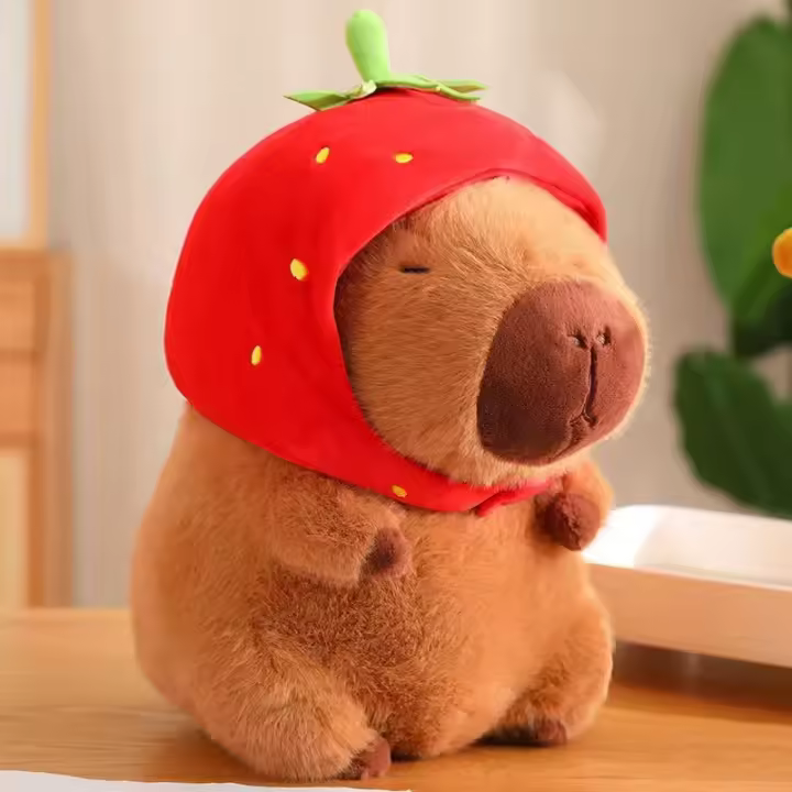 Muñeco De Peluche Capybara Kapibala 25-55CM Juguete De Internet Celebridad Muñeco Feo Lindo Para Niños Y Niñas Anime Kawaii - 1