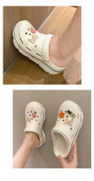Sandalias De EVA Para Mujer Con Plataforma Cómodas Y Transpirables Zapatos De Playa Dos Características Usable En Jardín Y Hogar - details 12