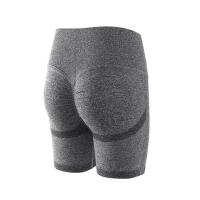 Shorts De Yoga De Cintura Alta Estirable Antigolpe Y Secado Rápido Para Mujer Material De Nylon Bloque Regular - details 15