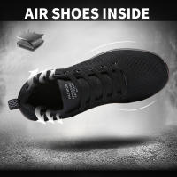 Zapatos De Correr Para Hombre Casual Ligeros Y Transpirables Zapatillas Deportivas Con Diseño De Tejido Respirable Para Caminar - details 2