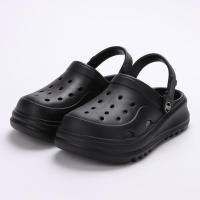Zapatillas De Plataforma Gruesa Para Mujer Sandalias Antideslizantes De Playa Verano 2024 Moda Suela Mediana EVA Mocasines - details 1