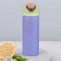 Termo Doble Capa De Acero Inoxidable 24/32oz Con Manija Termo Aislado Espacial Kettle Taza Deportiva Botella De Agua Tumbler - details 22