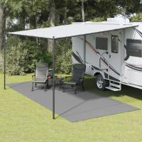 vidaXL Alfombrilla de camping 6x2,5 m Color Azul,  Crema,  Antracita y mas - details 2