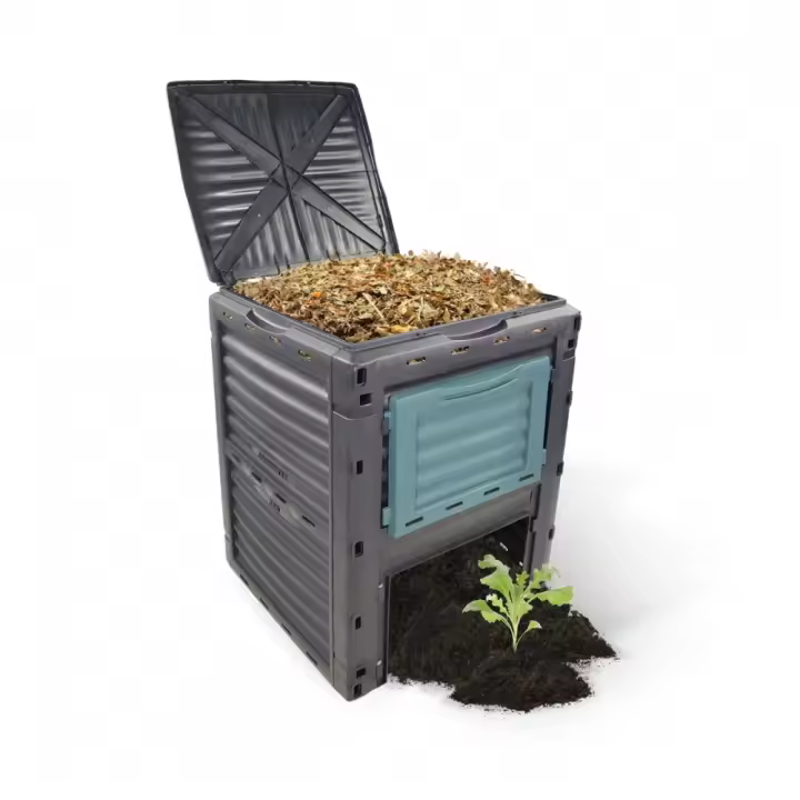 Compostador de jardín Biobin Mobiclinic® 300L Eco-Friendly Sin Gastos adicionales Transformador de residuos Sin Herramientas Rejillas de ventilación Convierte residuos en abono Natural. - 1